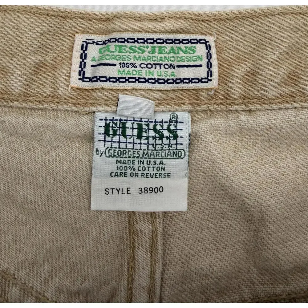 Vintage Guess Jeans Relaxed Fit Waist 38 in.‎ Cotton Shorts Retro